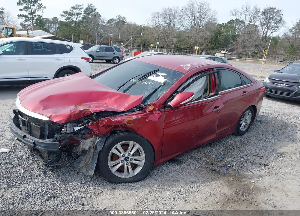 2014 HYUNDAI SONATA GLS VIN: 5NPEB4AC0EH904151