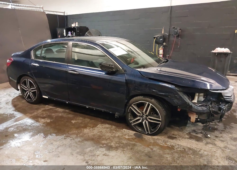 2017 HONDA ACCORD SPORT SE VIN: 1HGCR2F17HA141122