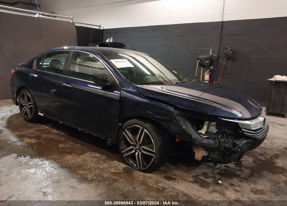 2017 HONDA ACCORD SPORT SE VIN: 1HGCR2F17HA141122