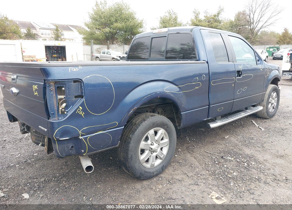 2013 FORD F-150 XLT VIN: 1FTFX1EF8DKD04678