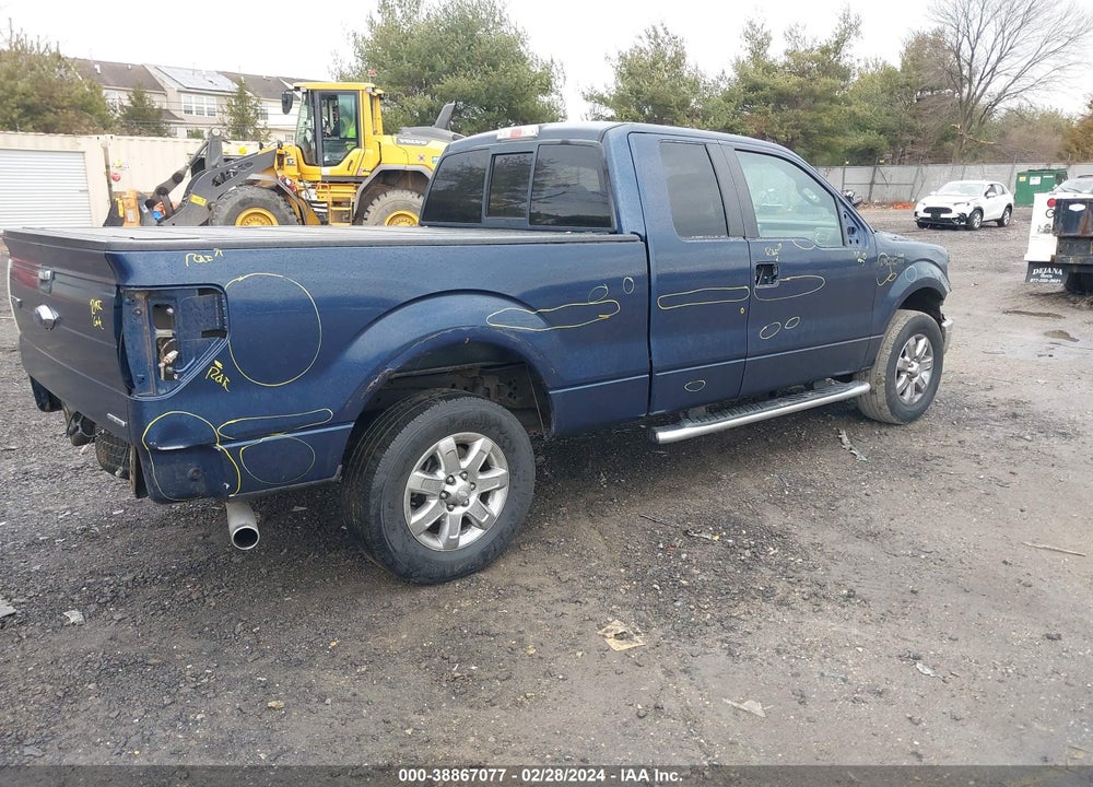 2013 FORD F-150 XLT VIN: 1FTFX1EF8DKD04678