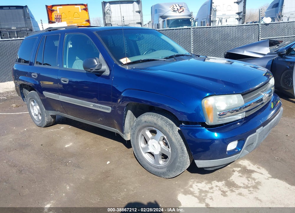 2002 CHEVROLET TRAILBLAZER LT VIN: 1GNDS13SX22103682