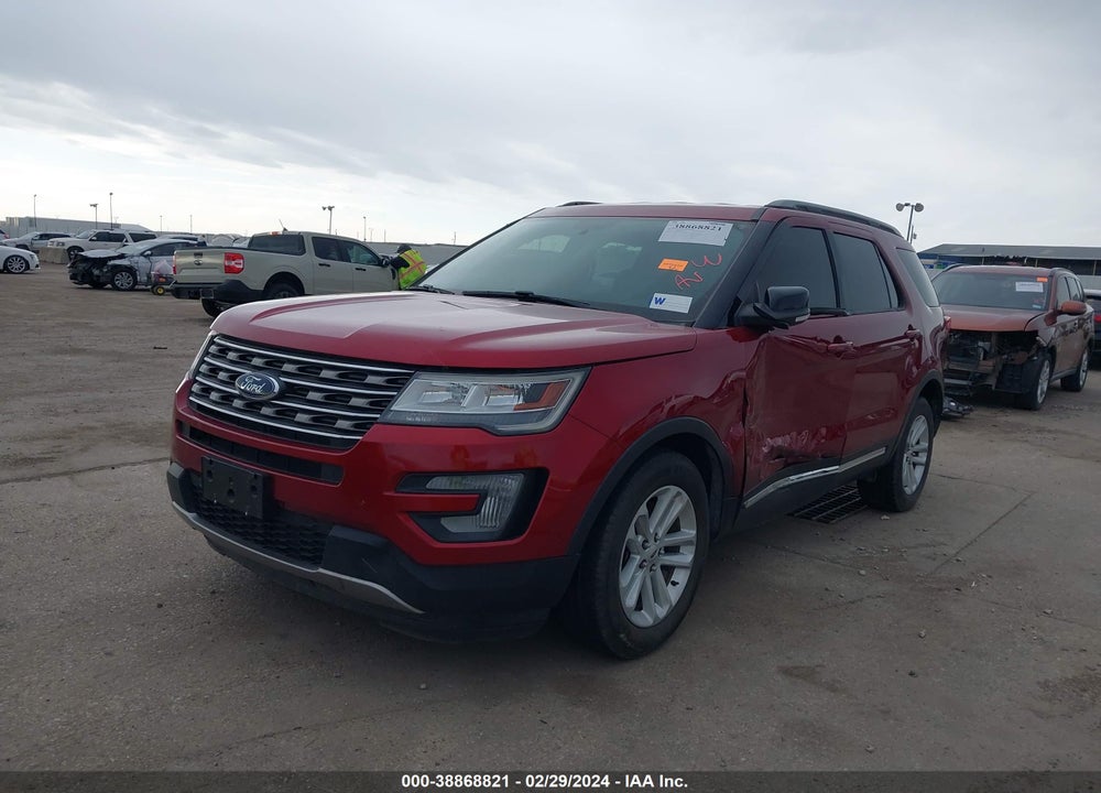 2017 FORD EXPLORER XLT VIN: 1FM5K7D88HGD86058