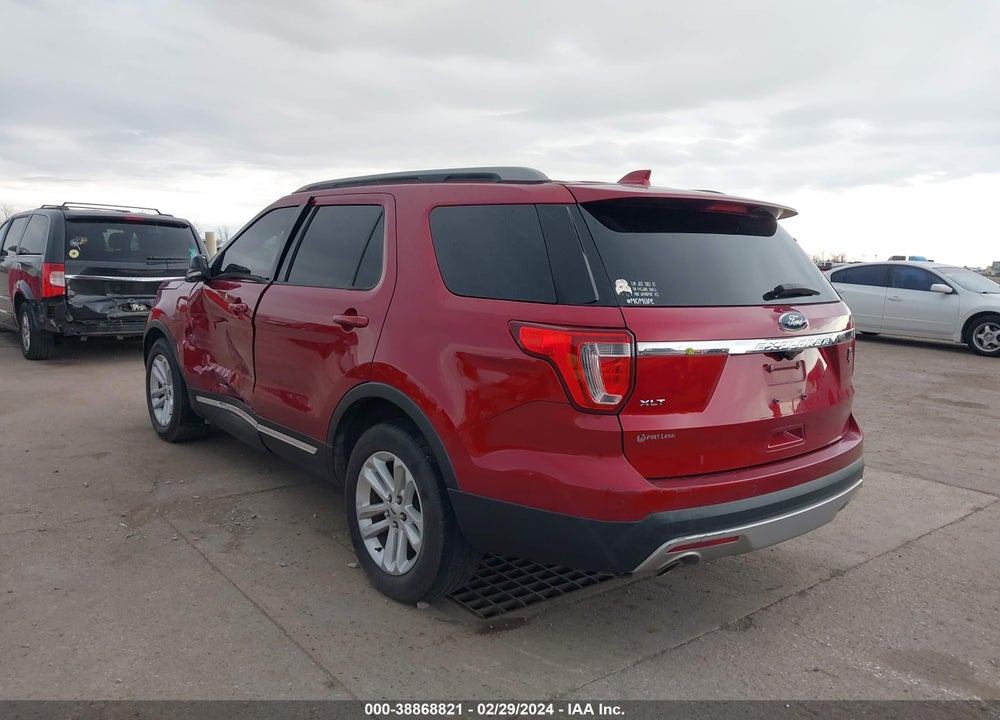 2017 FORD EXPLORER XLT VIN: 1FM5K7D88HGD86058