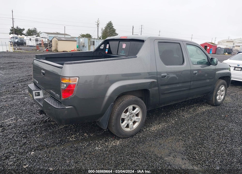 2007 HONDA RIDGELINE RTL VIN: 2HJYK16527H530221