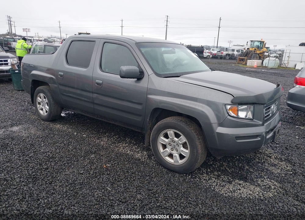 2007 HONDA RIDGELINE RTL VIN: 2HJYK16527H530221