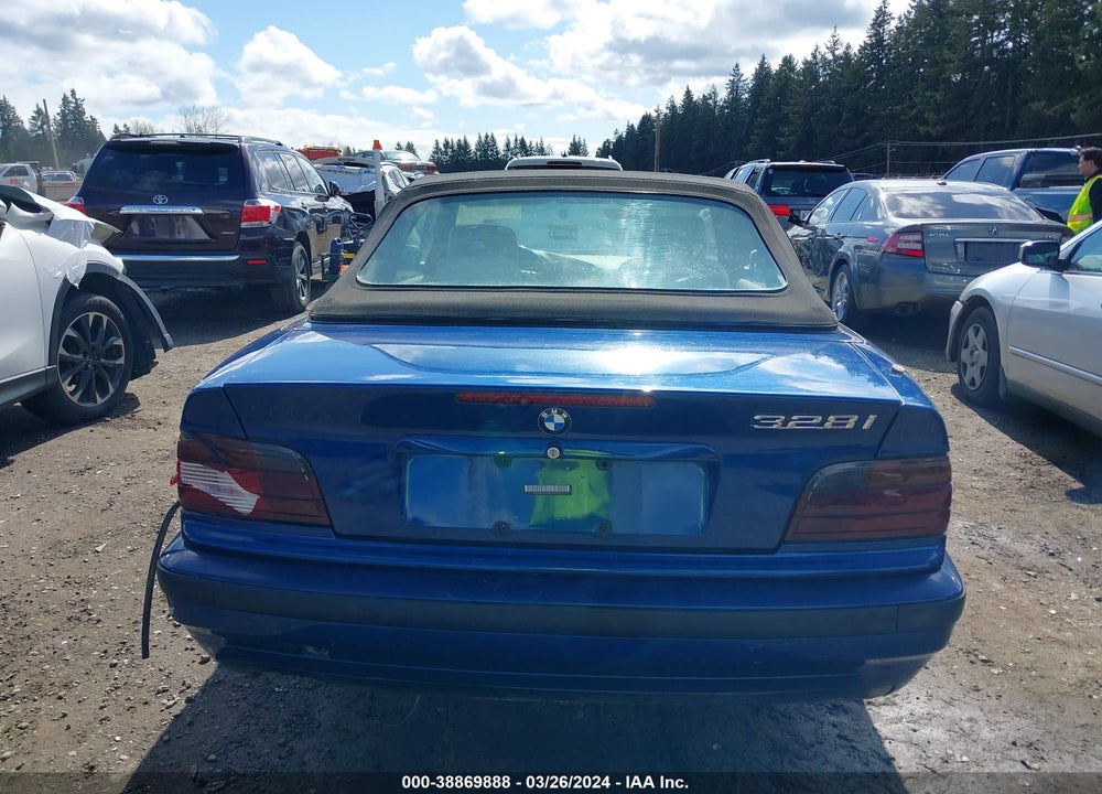 1998 BMW 328IC VIN: WBABK8328WEY87922