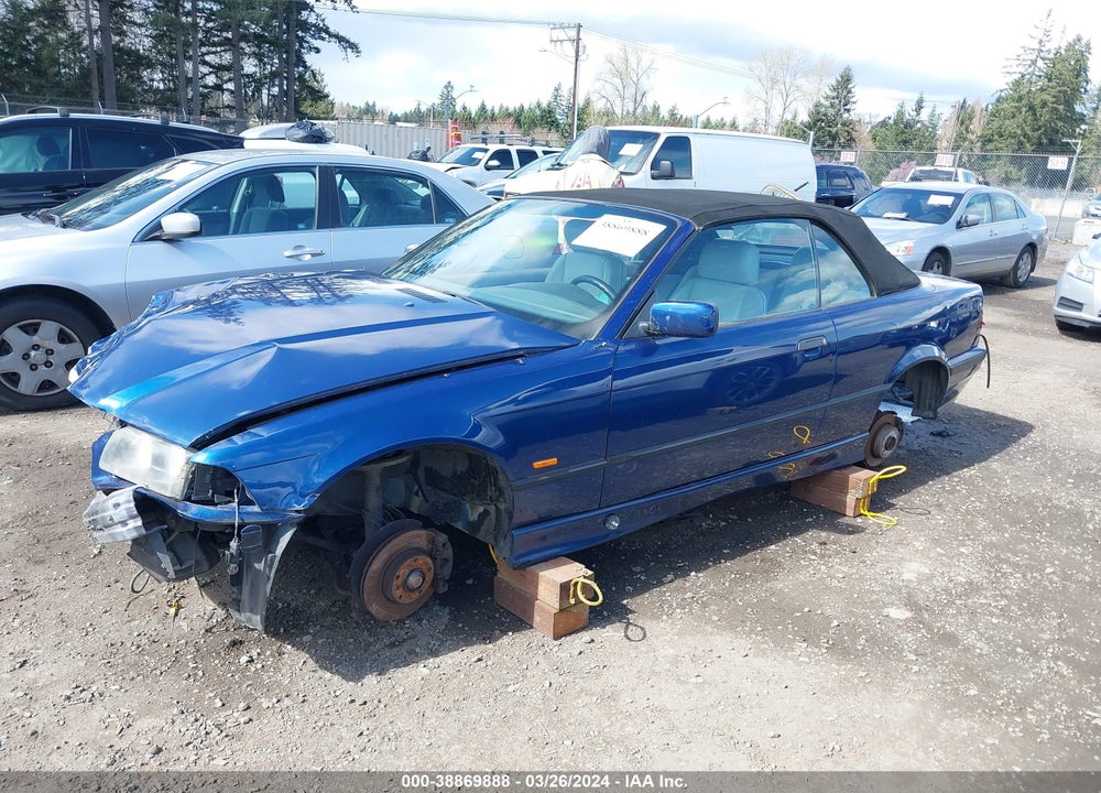 1998 BMW 328IC VIN: WBABK8328WEY87922