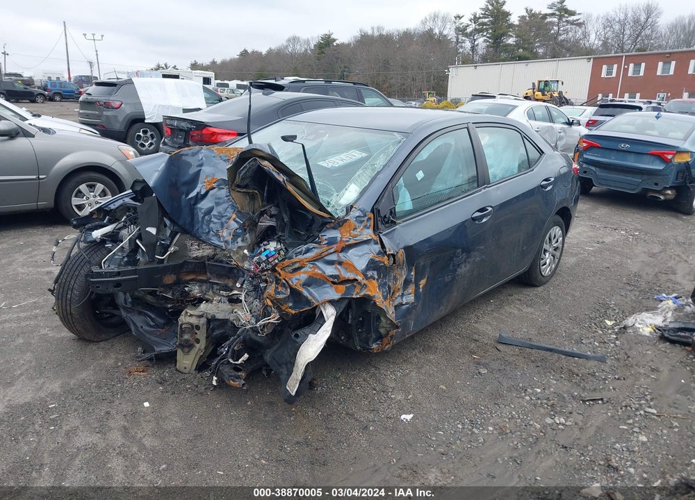 2017 TOYOTA COROLLA LE VIN: 2T1BURHE5HC909421