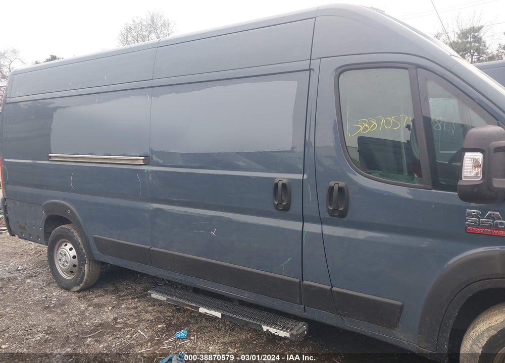 2019 RAM PROMASTER 3500 CARGO VAN HIGH ROOF 159 WB EXT VIN: 3C6URVJG5KE558671