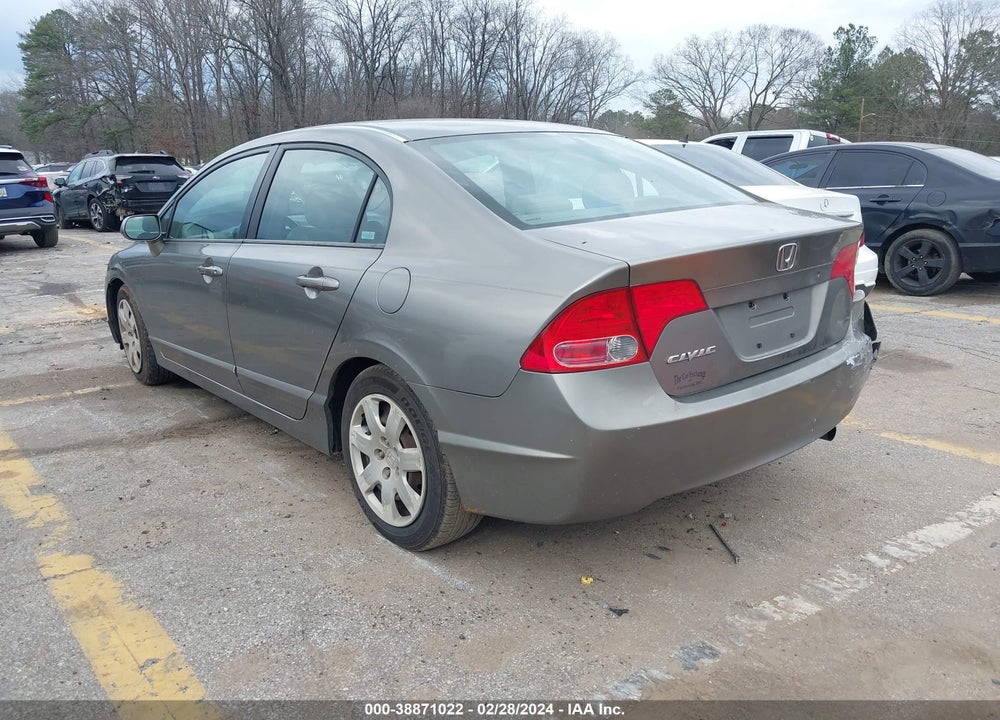 2006 HONDA CIVIC LX VIN: 1HGFA16576L136781