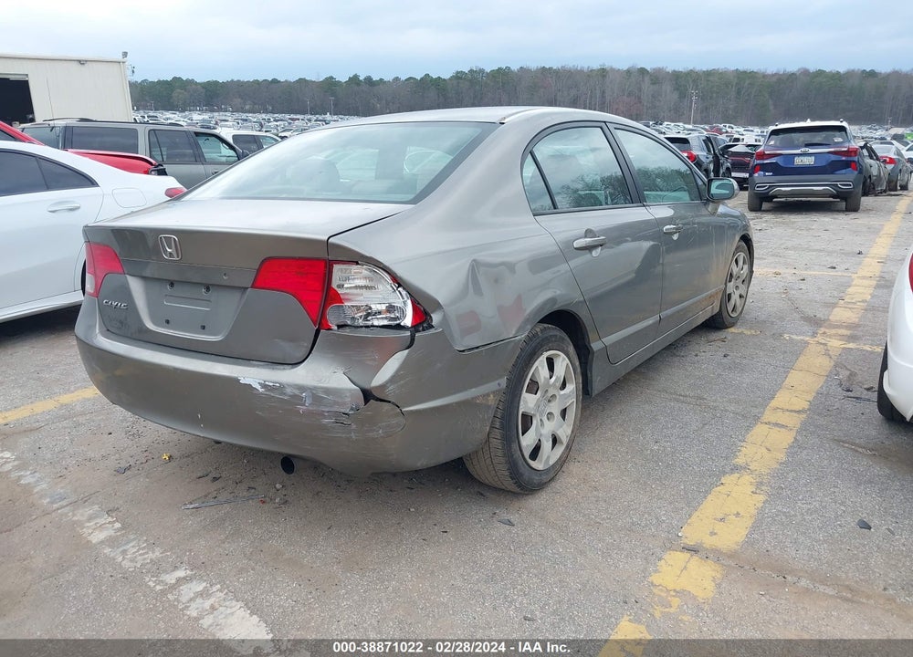 2006 HONDA CIVIC LX VIN: 1HGFA16576L136781