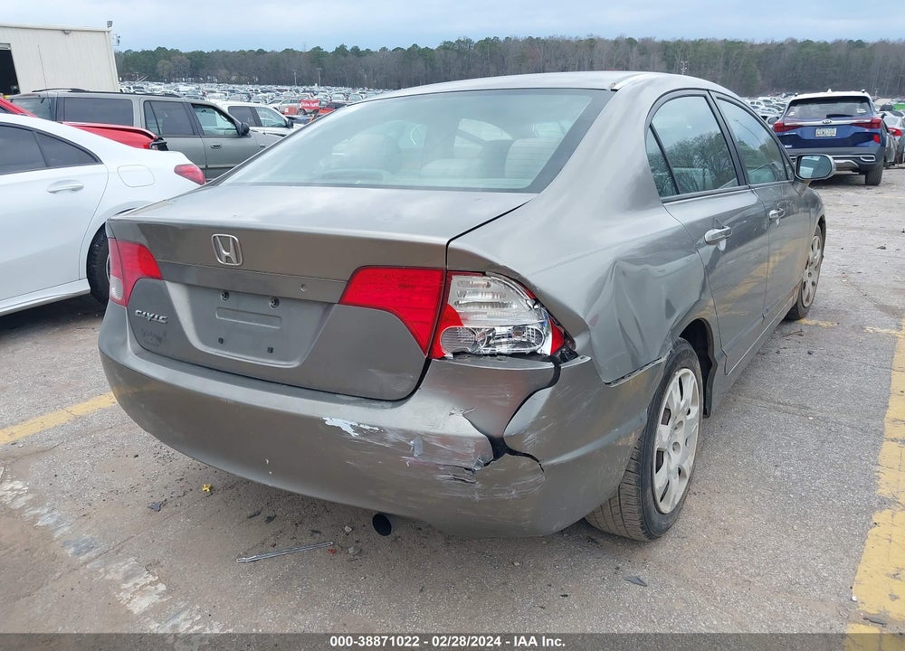 2006 HONDA CIVIC LX VIN: 1HGFA16576L136781