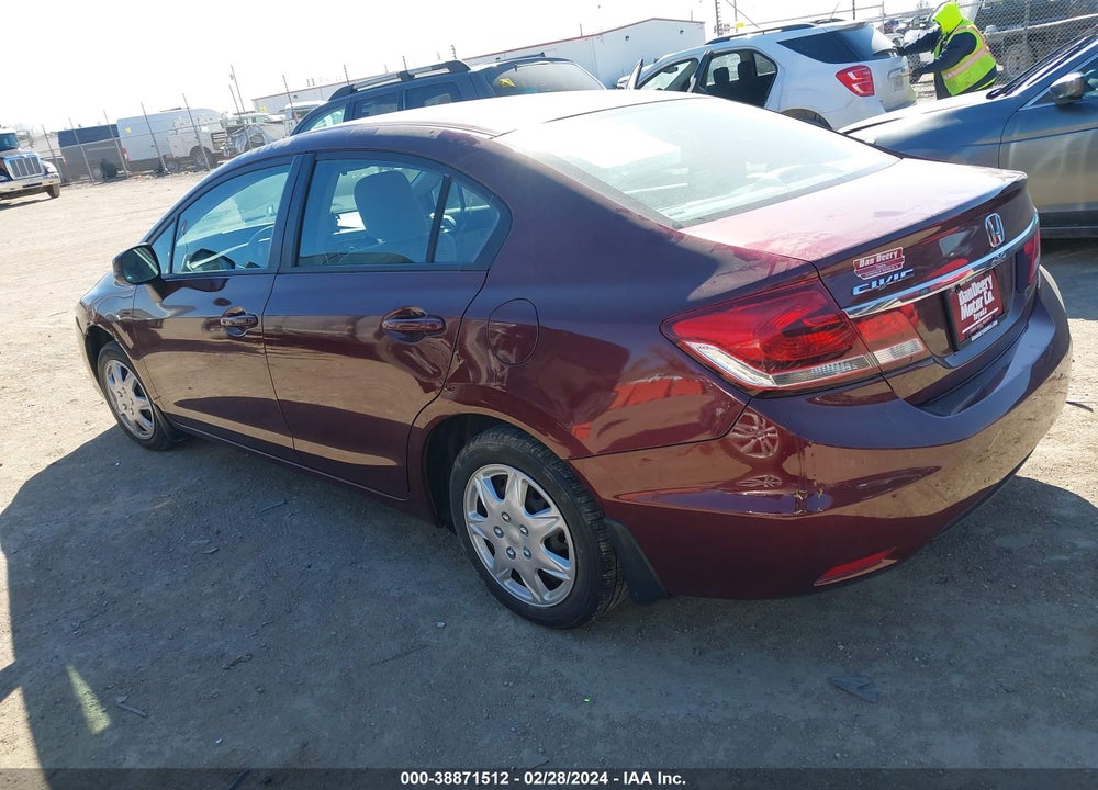 2013 HONDA CIVIC VIN: 19XFB2F58DE044196