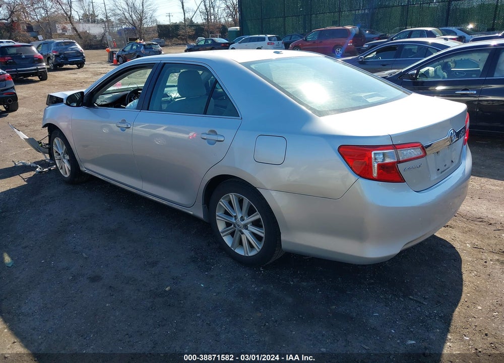 2012 TOYOTA CAMRY XLE VIN: 4T4BF1FK4CR225106