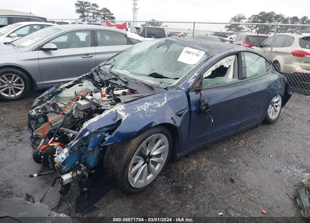 2023 TESLA MODEL 3 REAR-WHEEL DRIVE VIN: 5YJ3E1EA7PF680495