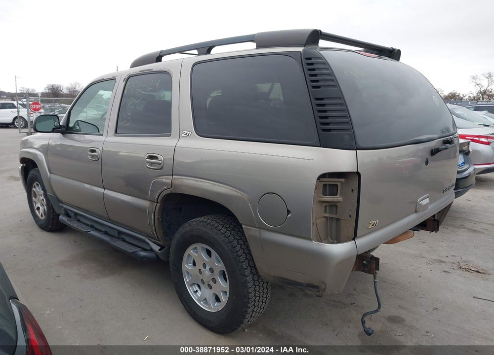 2002 CHEVROLET TAHOE Z71 VIN: 1GNEK13Z72R320471