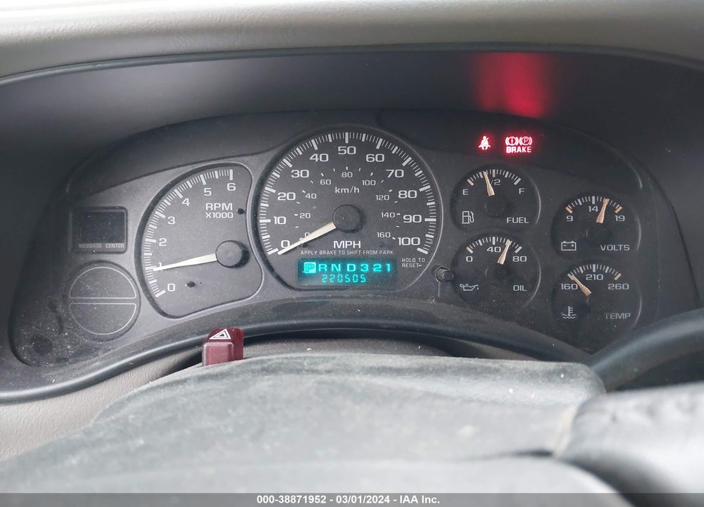 2002 CHEVROLET TAHOE Z71 VIN: 1GNEK13Z72R320471