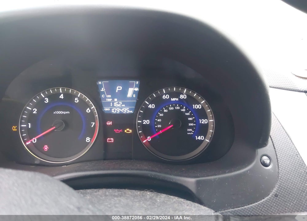 2014 HYUNDAI ACCENT GS VIN: KMHCT5AE6EU158897
