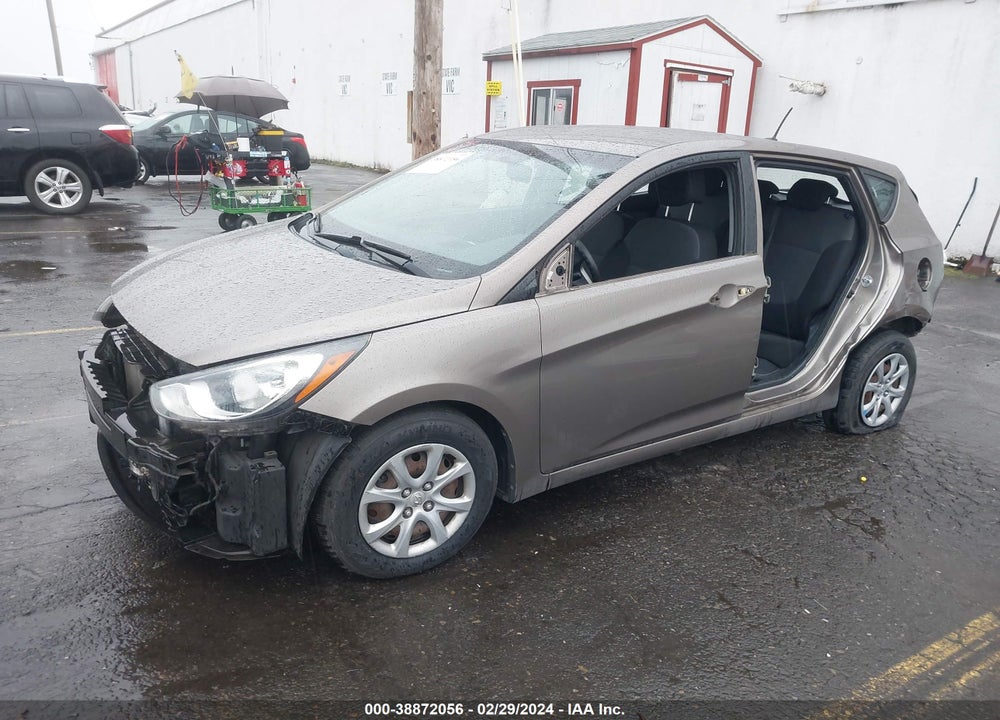 2014 HYUNDAI ACCENT GS VIN: KMHCT5AE6EU158897