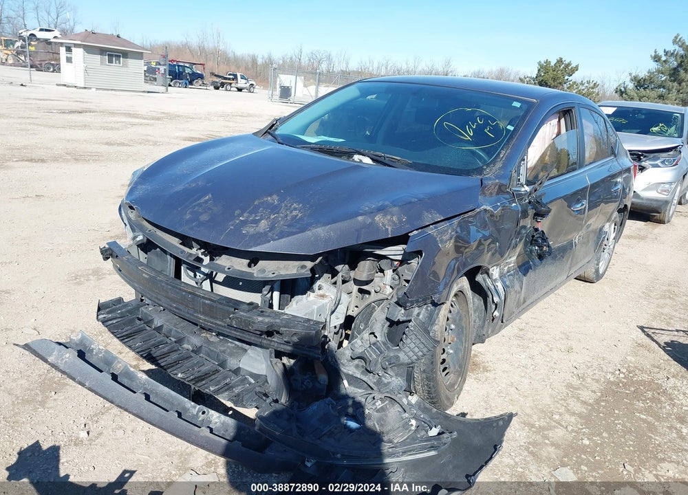 2016 NISSAN SENTRA S VIN: 3N1AB7AP7GY208964
