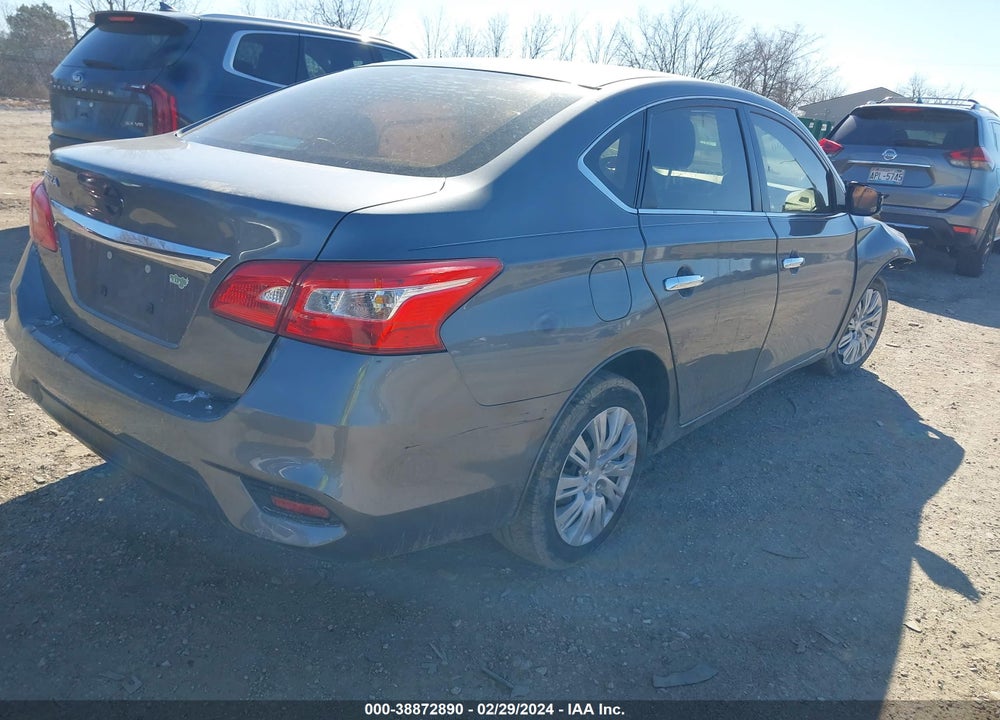 2016 NISSAN SENTRA S VIN: 3N1AB7AP7GY208964