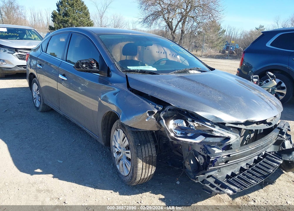 2016 NISSAN SENTRA S VIN: 3N1AB7AP7GY208964