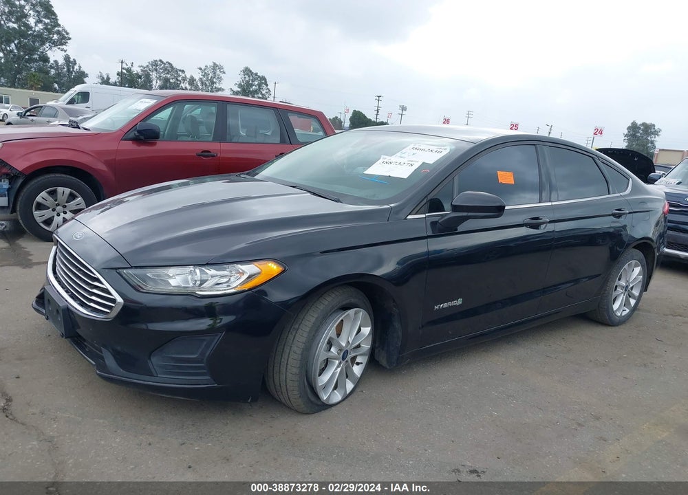 2019 FORD FUSION HYBRID SE VIN: 3FA6P0LU7KR199853