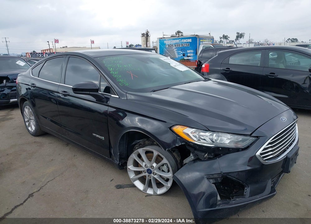 2019 FORD FUSION HYBRID SE VIN: 3FA6P0LU7KR199853