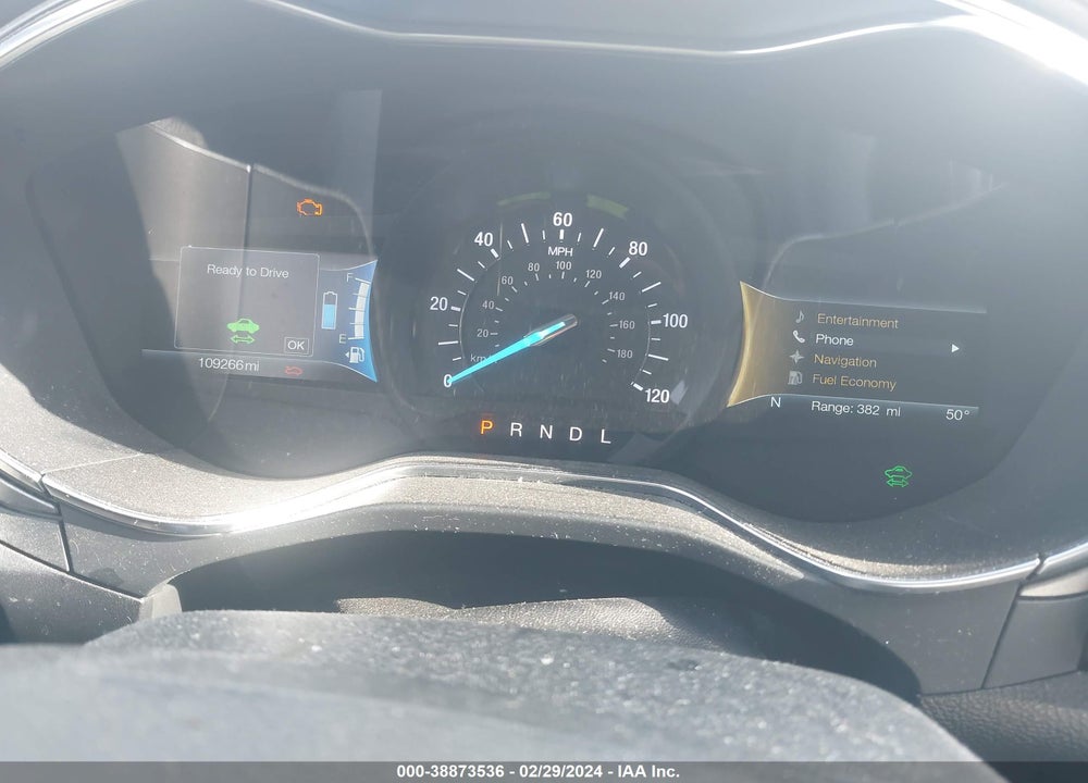 2018 FORD FUSION ENERGI SE LUXURY VIN: 3FA6P0PU7JR178848