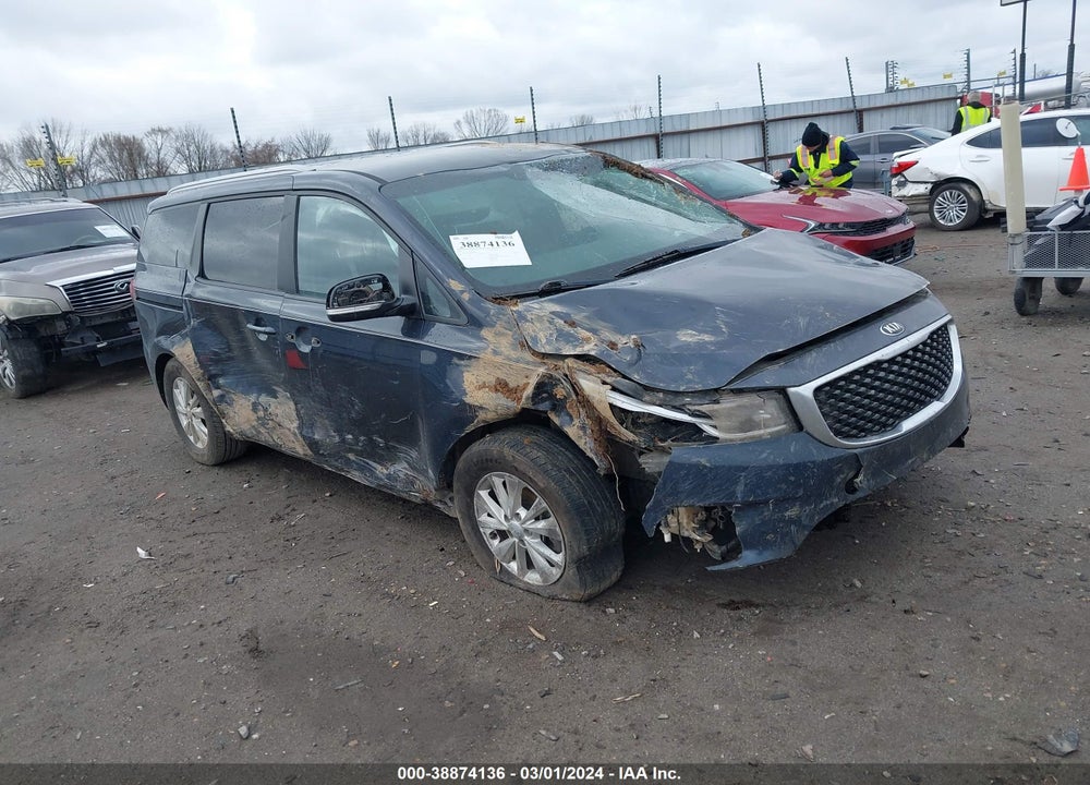 2016 KIA SEDONA LX VIN: KNDMB5C1XG6085322