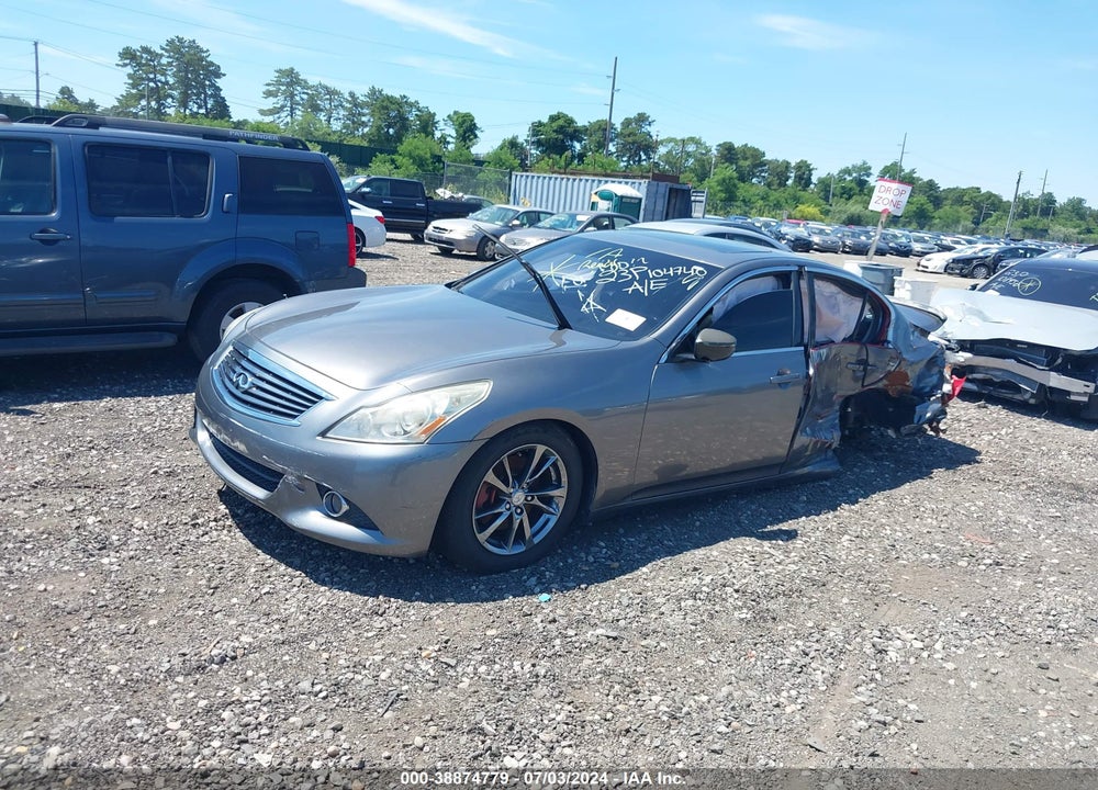 2013 INFINITI G37X VIN: JN1CV6AR9DM762324