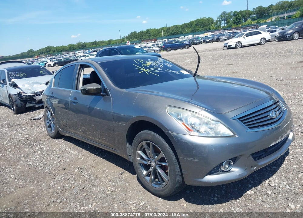 2013 INFINITI G37X VIN: JN1CV6AR9DM762324
