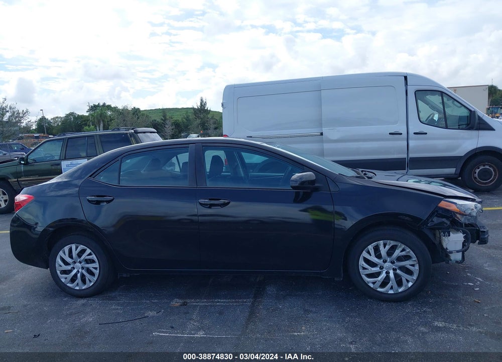 2019 TOYOTA COROLLA LE VIN: 2T1BURHE5KC237349