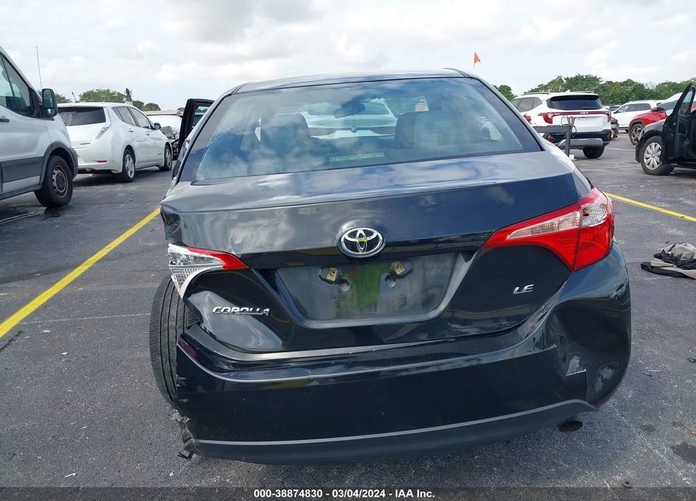 2019 TOYOTA COROLLA LE VIN: 2T1BURHE5KC237349