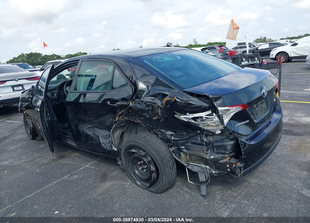 2019 TOYOTA COROLLA LE VIN: 2T1BURHE5KC237349