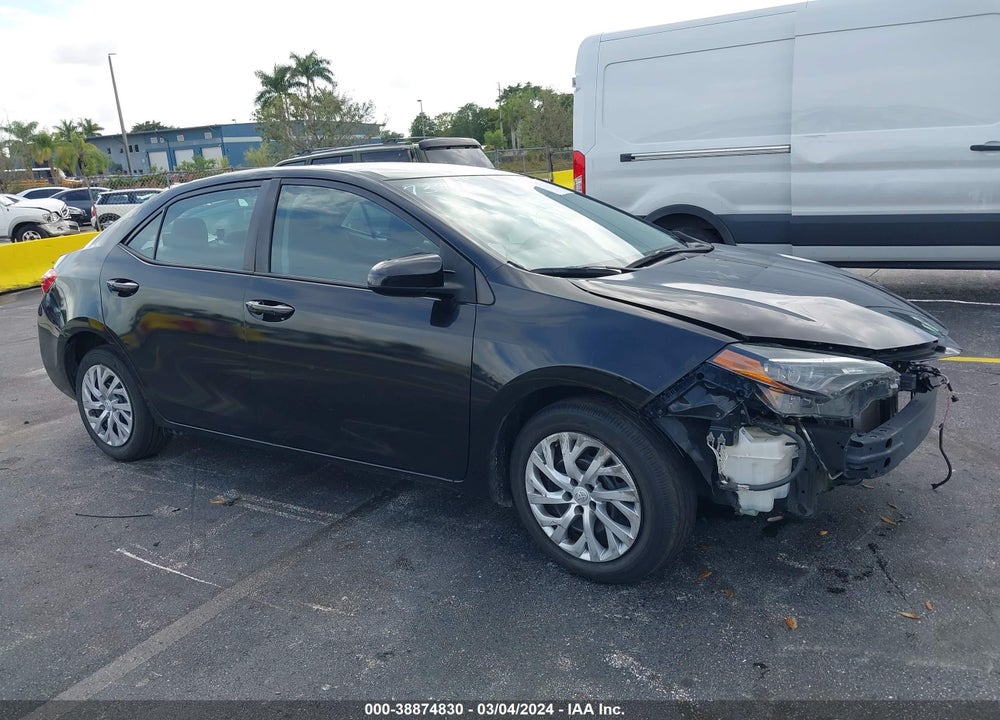 2019 TOYOTA COROLLA LE VIN: 2T1BURHE5KC237349