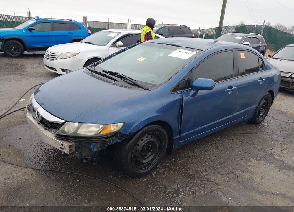 2009 HONDA CIVIC LX VIN: 2HGFA16589H546474