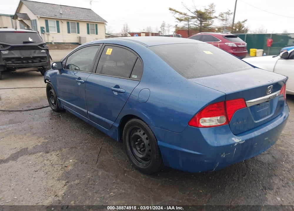 2009 HONDA CIVIC LX VIN: 2HGFA16589H546474