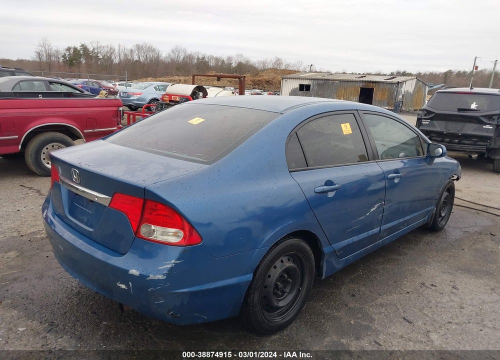 2009 HONDA CIVIC LX VIN: 2HGFA16589H546474
