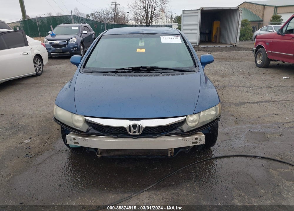 2009 HONDA CIVIC LX VIN: 2HGFA16589H546474