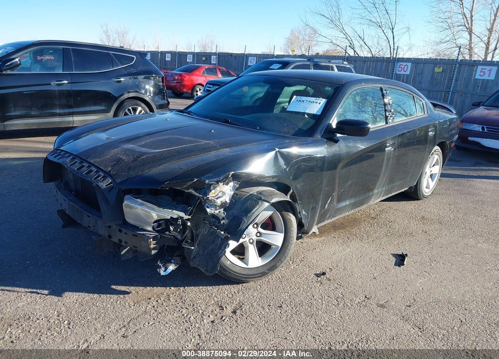 2013 DODGE CHARGER SE VIN: 2C3CDXBG7DH609872