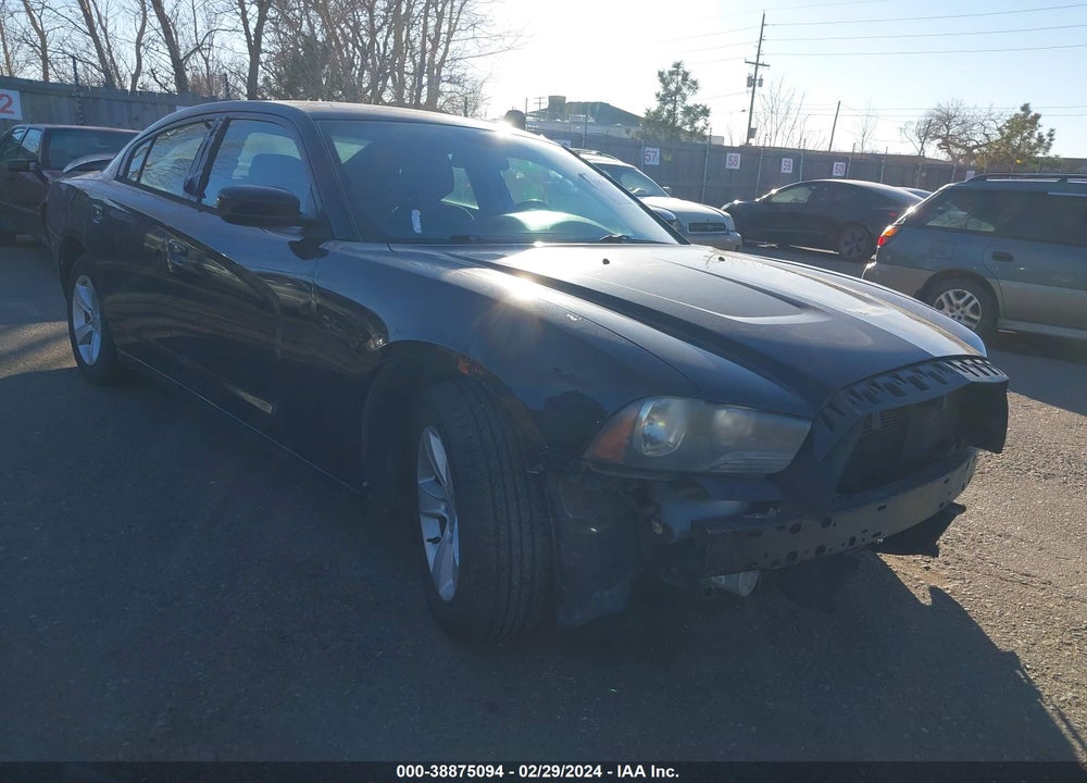 2013 DODGE CHARGER SE VIN: 2C3CDXBG7DH609872