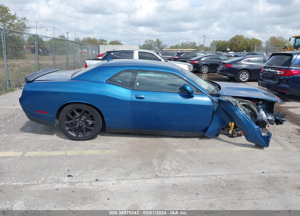 2022 DODGE CHALLENGER GT VIN: 2C3CDZJG9NH238597