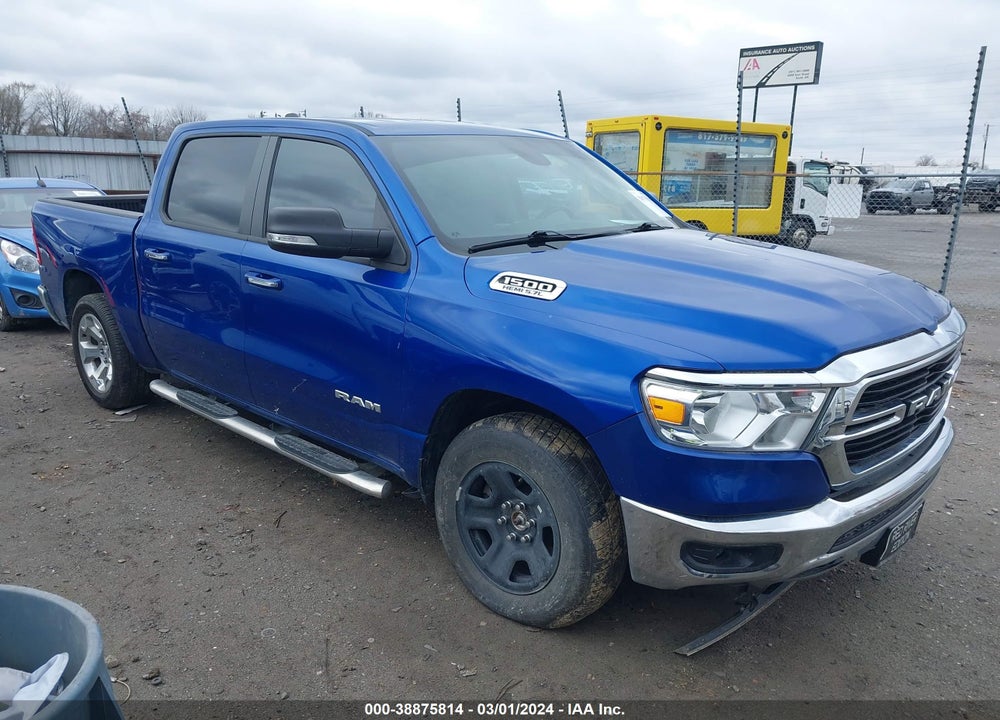 2019 RAM 1500 BIG HORN/LONE STAR 4X4 5'7 BOX VIN: 1C6SRFFT5KN637367