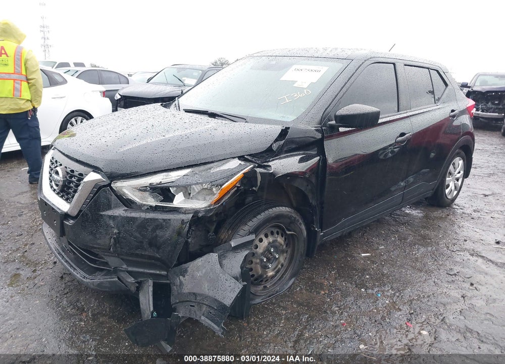 2020 NISSAN KICKS S XTRONIC CVT VIN: 3N1CP5BV7LL495631