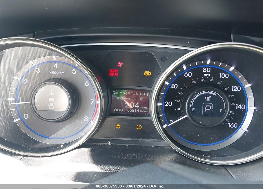 2013 HYUNDAI SONATA LIMITED VIN: 5NPEC4AC4DH606634