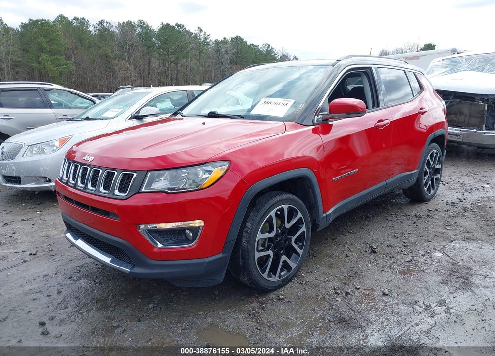 2018 JEEP COMPASS LIMITED FWD VIN: 3C4NJCCB7JT181507