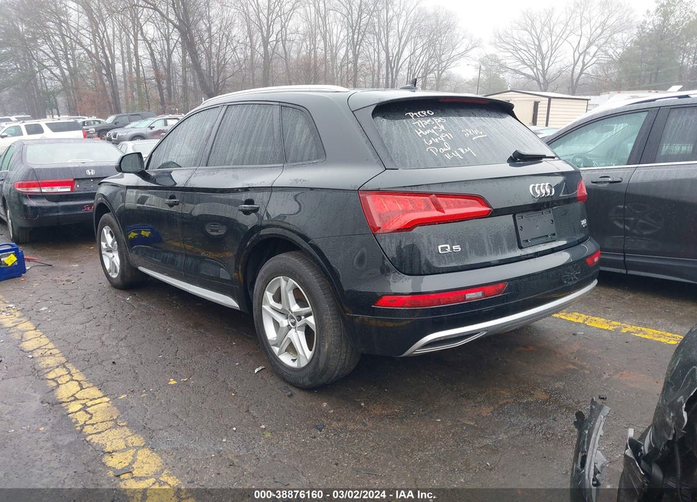 2018 AUDI Q5 2.0T PREMIUM/2.0T TECH PREMIUM VIN: WA1ANAFY6J2202866