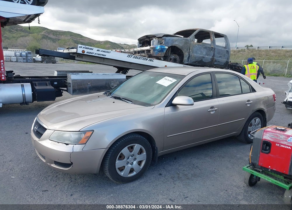 2008 HYUNDAI SONATA GLS VIN: 5NPET46CX8H344214